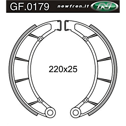 NEWFREN BRAKE SHOES - GF0179     
