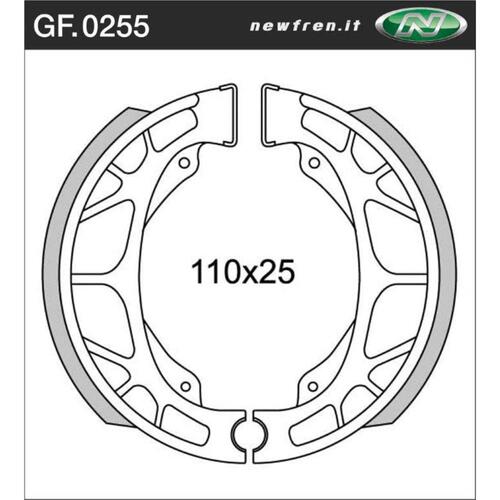 NEWFREN BRAKE SHOES - GF0255     
