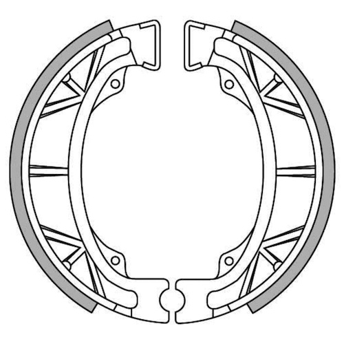 NEWFREN BRAKE SHOES - GF1043     