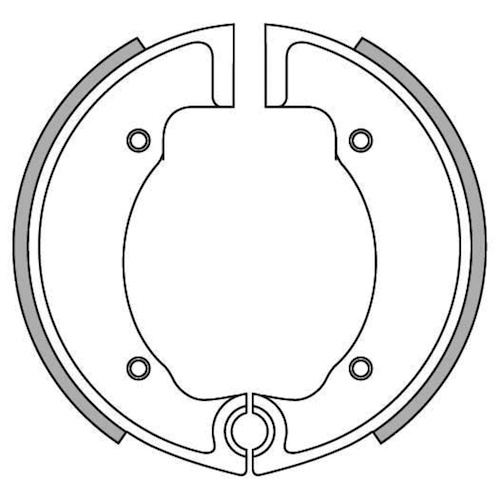 NEWFREN BRAKE SHOES - GF1075     