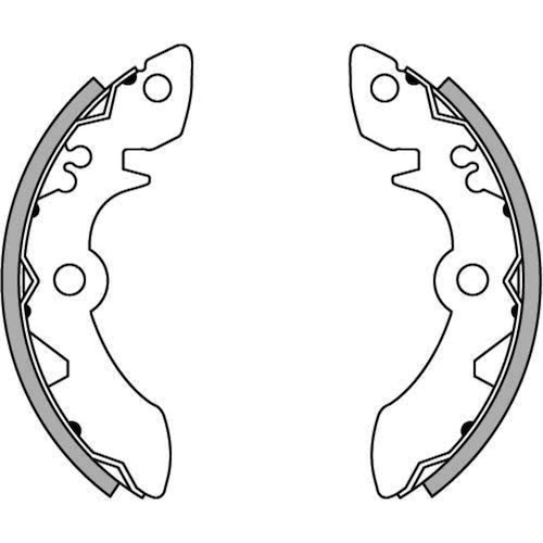 NEWFREN BRAKE SHOES - GF1201     
