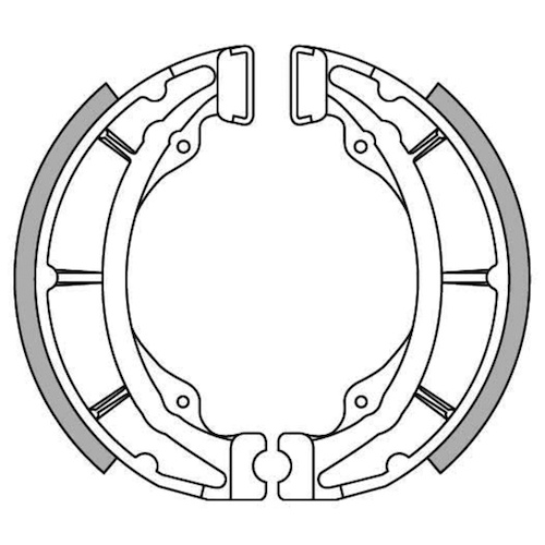 NEWFREN BRAKE SHOES - GF1216     