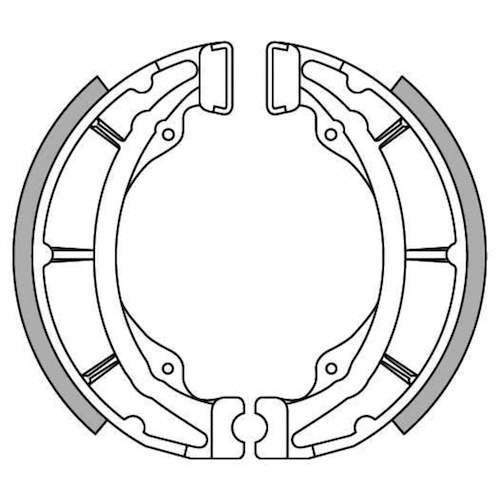 NEWFREN BRAKE SHOES - GF1216     