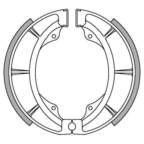 NEWFREN BRAKE SHOES - GF1231     
