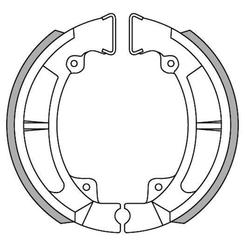 NEWFREN BRAKE SHOES - GF1236     