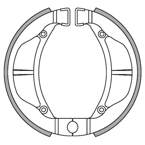 NEWFREN BRAKE SHOES - GF1245     