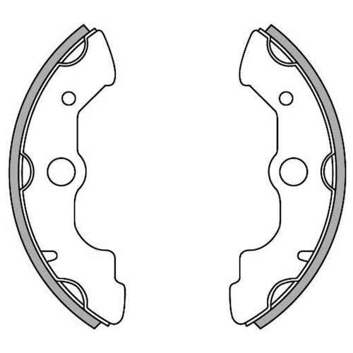 NEWFREN BRAKE SHOES - GF1258     