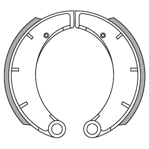 NEWFREN BRAKE SHOES - GF1260     