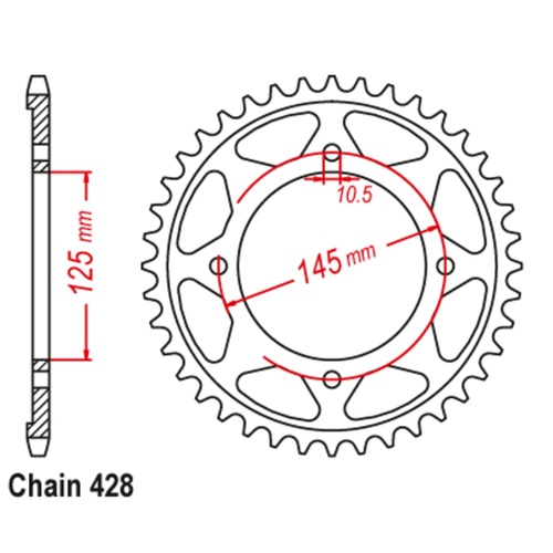56T Yamaha Rear Sprocket (1874)