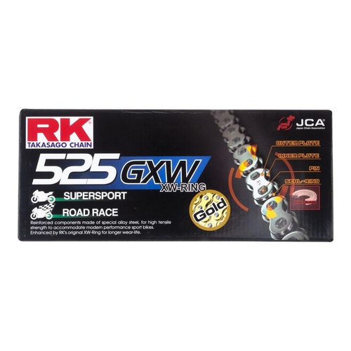 RK CHAIN GXW 525 120L GOLD
