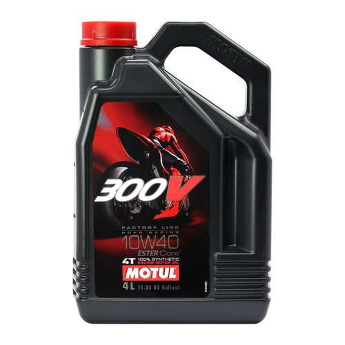 MOTUL 300V FACTORY LINE ROAD RACING 10W40 - 4L