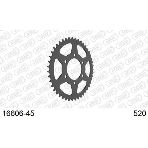 AFAM 45T 520 PITCH REAR SPROCKET - KAWASAKI