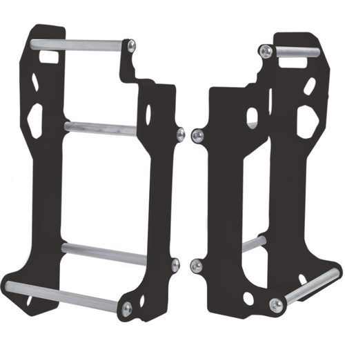 CrossPro Radiator Guard - Yamaha WRF 250 '07-12 / WRF 450 '08-11 - Black