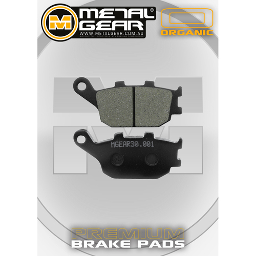 METALGEAR BRAKE PADS ORGANIC - 30-001