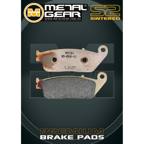 METALGEAR BRAKE PADS SINTERED S2 - 30-044-S2