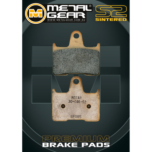 METALGEAR BRAKE PADS SINTERED S2 30-046-S2