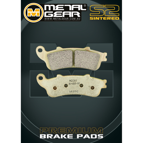 METALGEAR BRAKE PADS SINTERED S2 - 30-057-S2