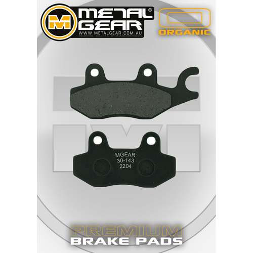 METALGEAR BRAKE PADS ORGANIC - 30-143