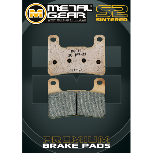 METALGEAR BRAKE PADS SINTERED S2 - 30-165-S2