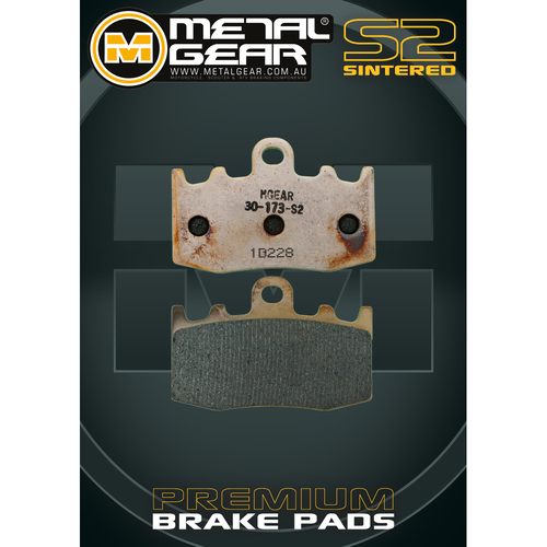METALGEAR BRAKE PADS SINTERED S2 - 30-173-S2