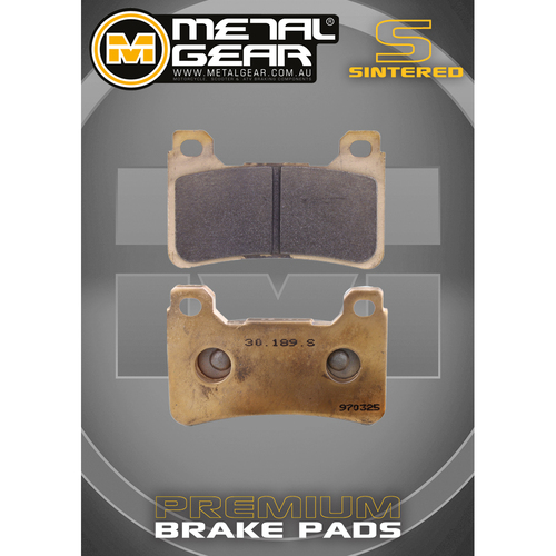 METALGEAR BRAKE PADS SINTERED - 30-189-S