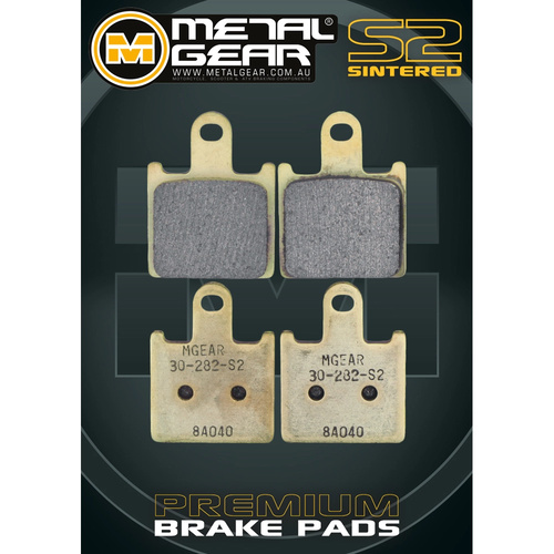 METALGEAR BRAKE PADS SINTERED S2 30-282-S2