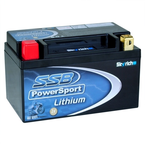 SSB POWERSPORT LITHIUM BATTERY HIGH PERFORMANCE 380 CCA 1.59 KG - LH12-BS