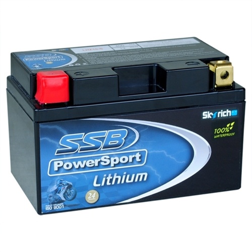 SSB POWERSPORT LITHIUM BATTERY HIGH PERFORMANCE 400 CCA 1.18 KG - LHZ10-S