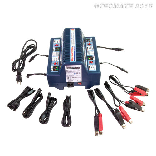 TECMATE - OPTIMATE PRO4 - BATTERY CHARGER (INCLUDES TA-13)