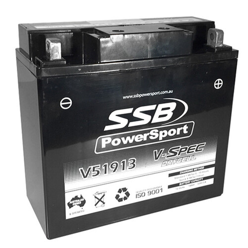 SSB V-SPEC HIGH PERFORMANCE 12V AGM BATTERY 320CCA 19AH - V51913