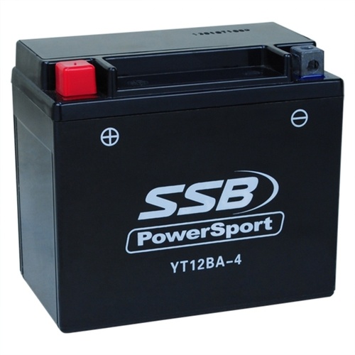 SSB POWERSPORT HI PERFORMANCE AGM BATTERY - YT12BA-4