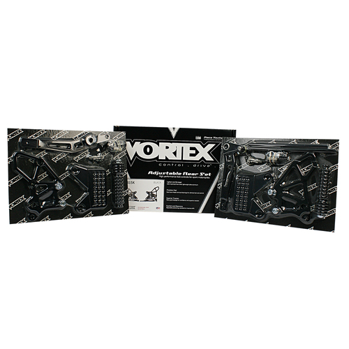 VORTEX - REARSETS : KAWASAKI ZX-6R 09-12'.