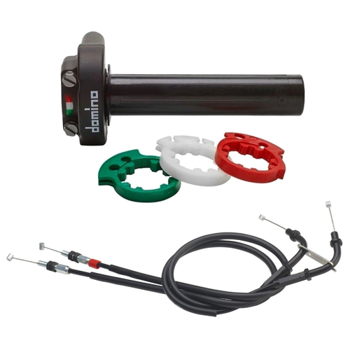 DOMINO THROTTLE XM2 ROAD BLACK - CABLE KIT