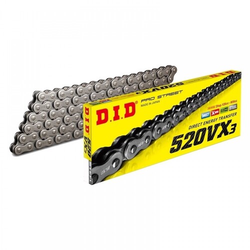 D.I.D 520VX3-120 PRO STREET X-RING CHAIN