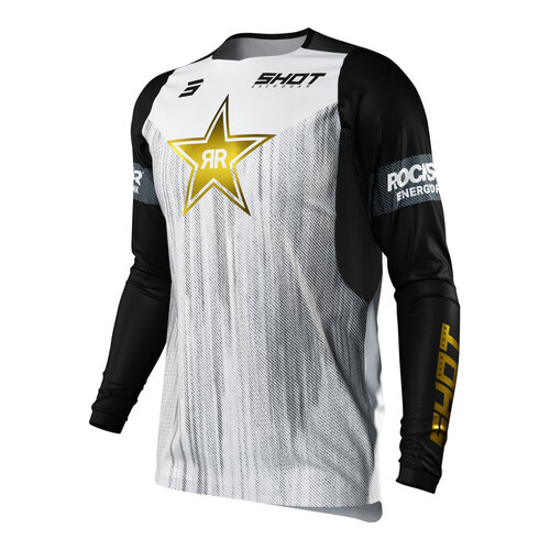 SHOT CONTACT LIMITED EDITION ROCKSTAR JERSEY WHITE S