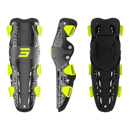 SHOT KNEE GUARDS ADULT AIRFLOW BLACK YELLOW