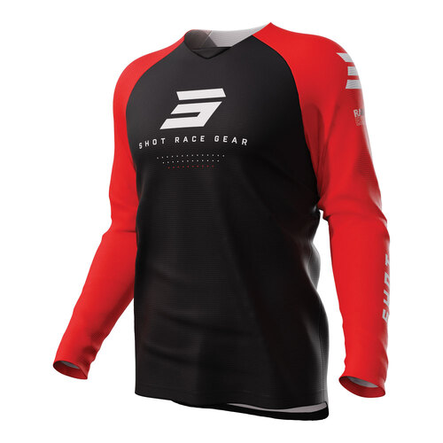 SHOT RAW ESCAPE JERSEY RED M
