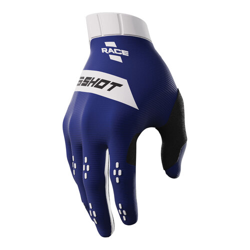 SHOT RACE GLOVES BLUE S/8