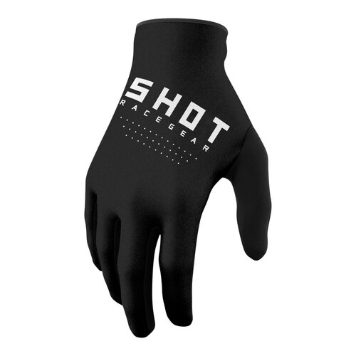 SHOT RAW GLOVES BLACK XS/7