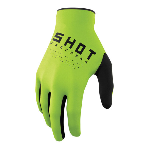 SHOT RAW GLOVES GREEN M/9