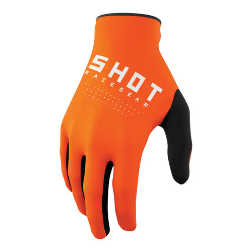 SHOT RAW GLOVES ORANGE S/8