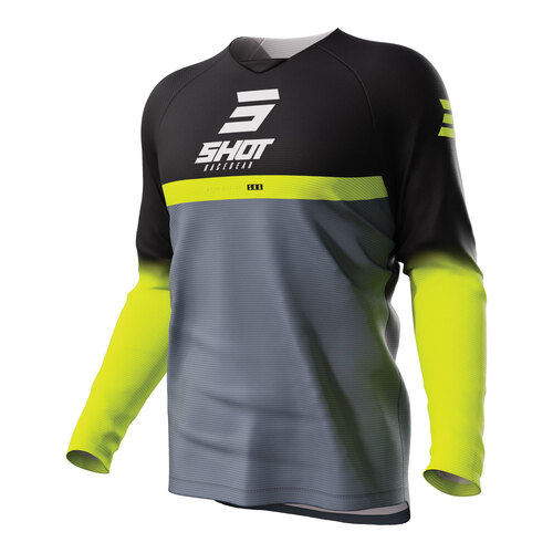 SHOT RAW KID REFLEX JERSEY BLACK 12/13