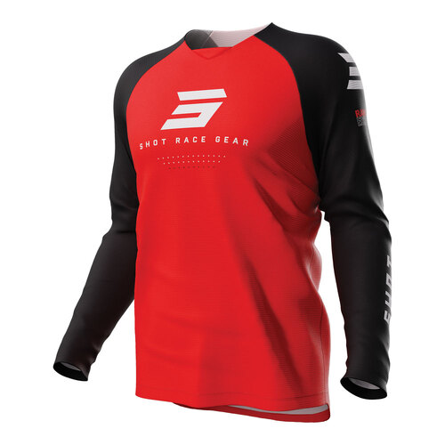SHOT RAW KID ESCAPE JERSEY RED 12/13
