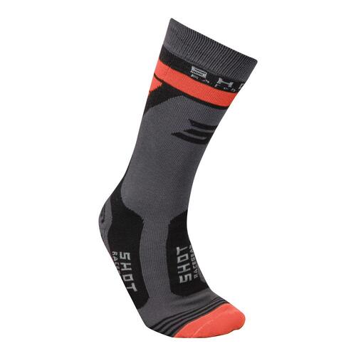 SHOT RACE 2.0 SOCKS NEON ORANGE 39-42
