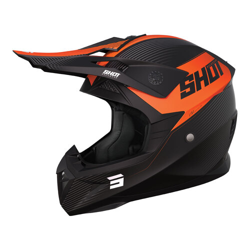 SHOT PULSE LINE HELMET MATT ORANGE L