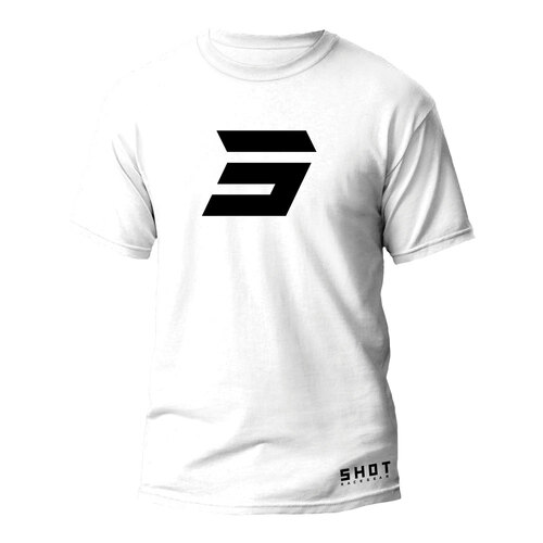 SHOT SYMBOL 2.0 CASUAL TEE WHITE L