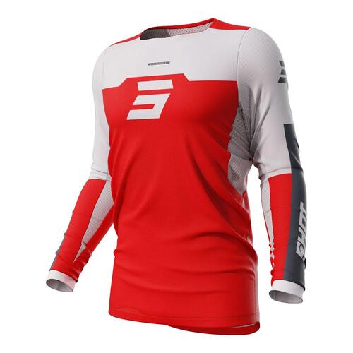 SHOT CONTACT JERSEY IRON RED M