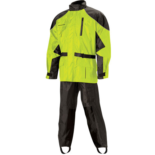 NELSON-RIGG STORMRIDER RAINSUIT SR-6000 2 PIECE BLACK HI-VIS YELLOW S