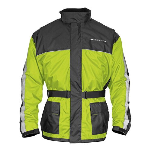 NELSON-RIGG SOLO STORM RAIN JACKET HI-VIZ YELLOW BLACK S