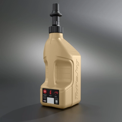 TUFF JUG GEN 3 10L DESERT TAN W/VIEW STRIP - BLACK RIPPER CAP